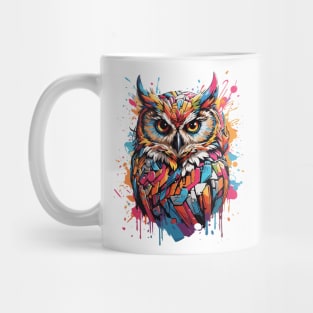 colorful owl Mug